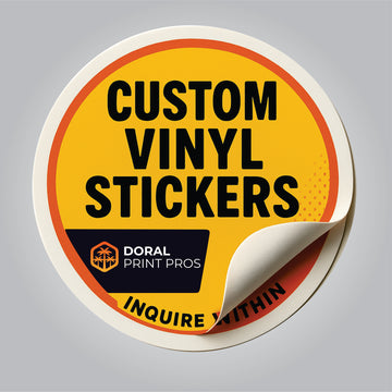 Custom Vinyl Stickers – (2” x 2”) x 500 pcs