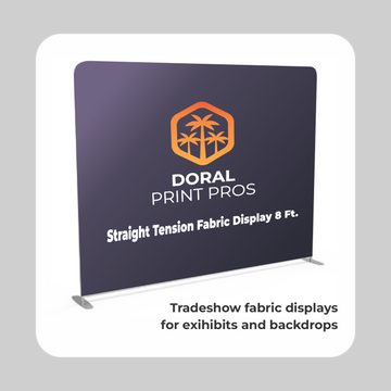 Straight Tension Fabric Display