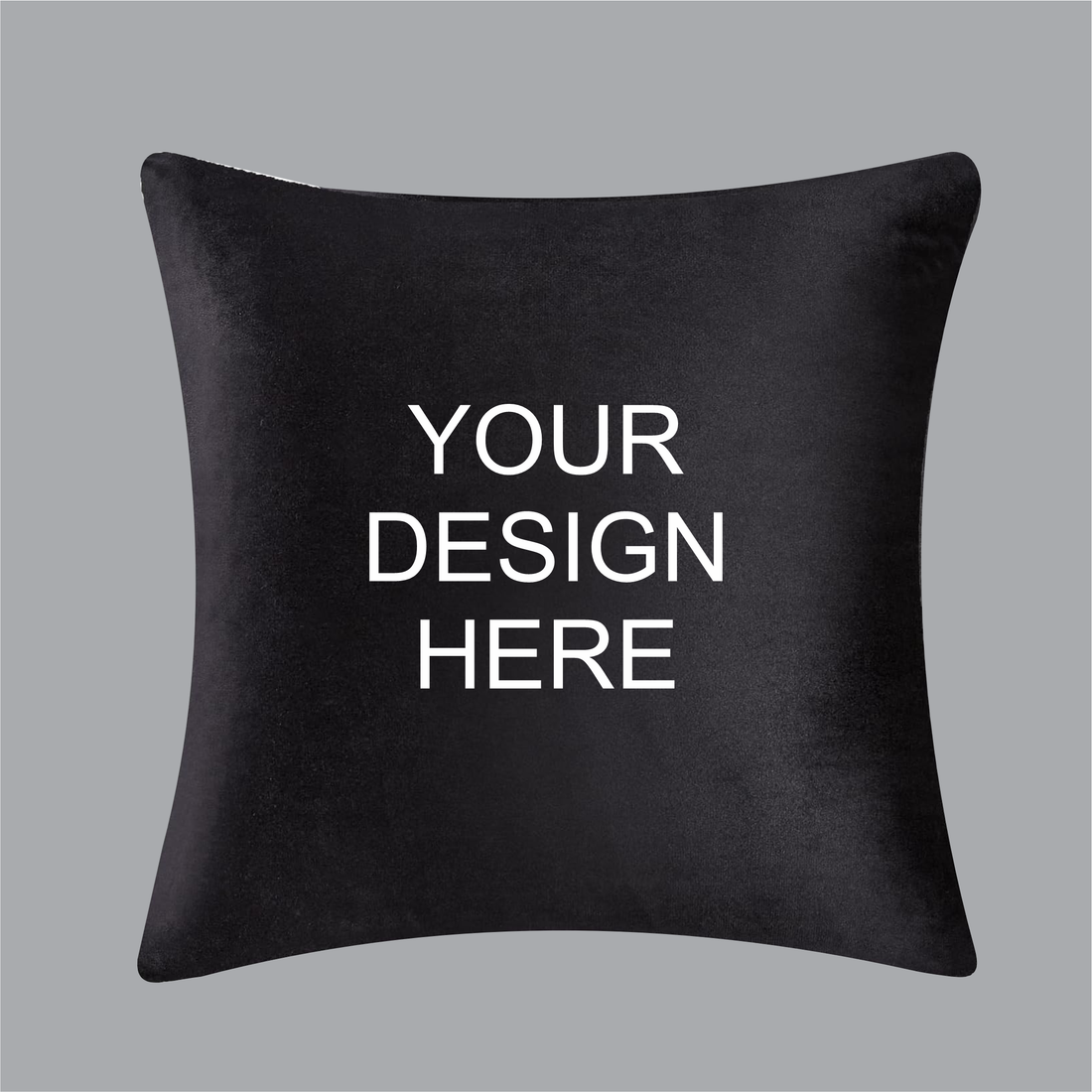 Personalized Velvet Decorative Throw Pillow Covers (Set of 12 pack)