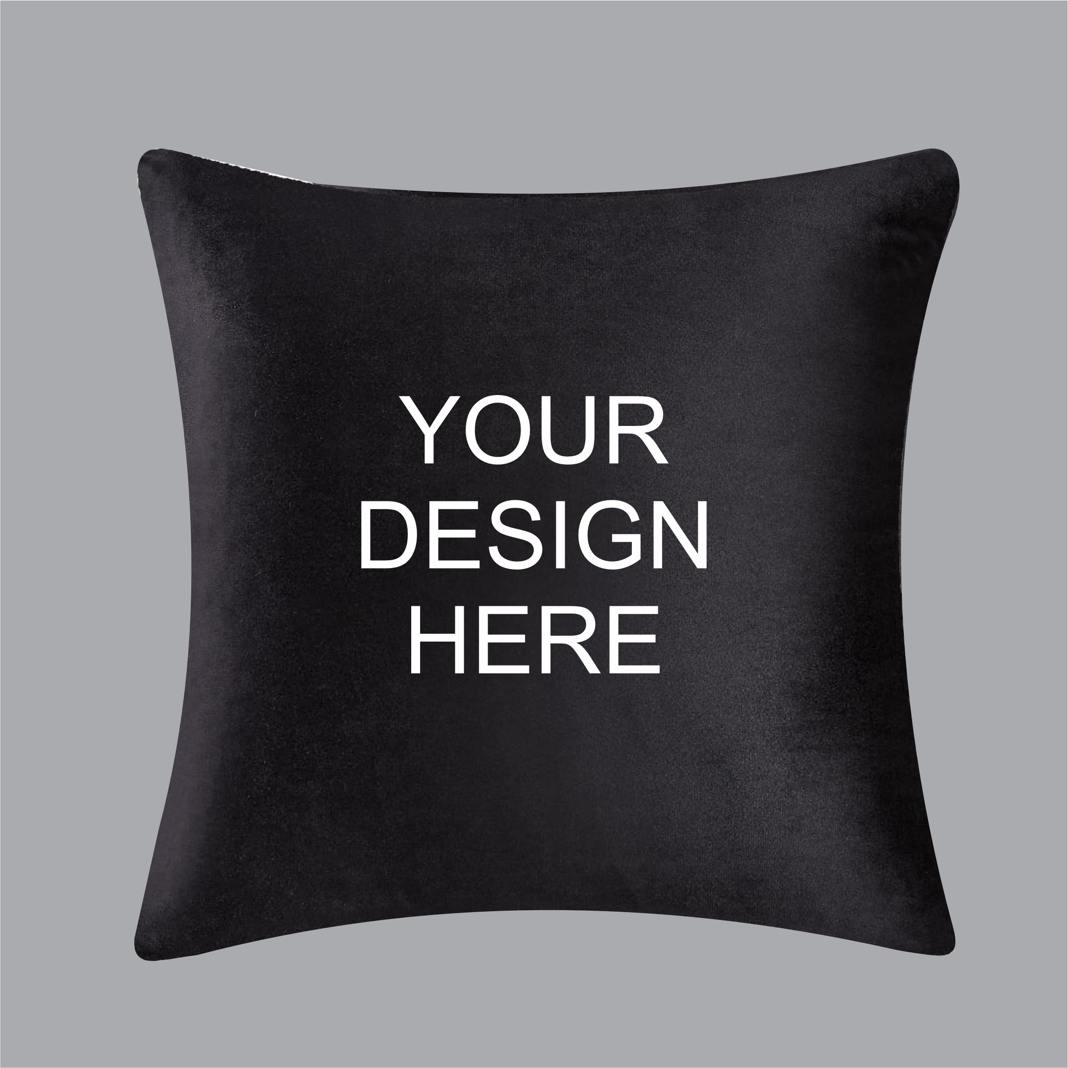 Personalized Velvet Decorative Throw Pillow Covers (Set of 12 pack)