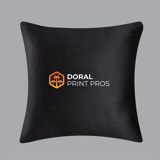 Personalized Velvet Decorative Throw Pillow Covers (Set of 12 pack)